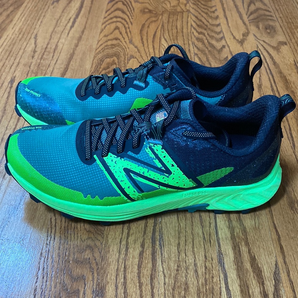 New Balance Blue and Green Athletic Shoes